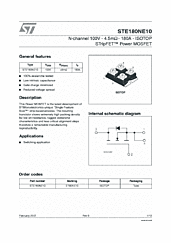 DataSheet STE180NE10 pdf