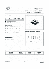 DataSheet STE250NS10 pdf