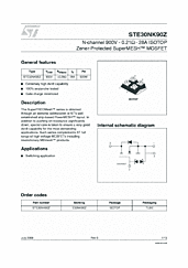 DataSheet STE30NK90Z pdf