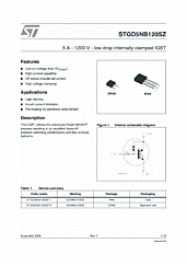 DataSheet STGD5NB120SZ-1 pdf