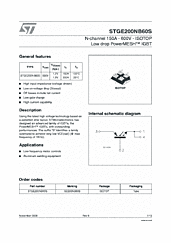 DataSheet STGE200NB60S pdf