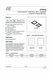 DataSheet STK822 pdf
