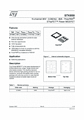 DataSheet STK850 pdf