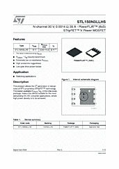 DataSheet STL150N3LLH5 pdf