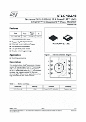 DataSheet STL17N3LLH6 pdf