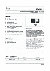 DataSheet STMPE811 pdf
