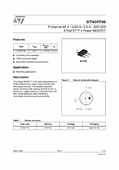 DataSheet STN3PF06 pdf