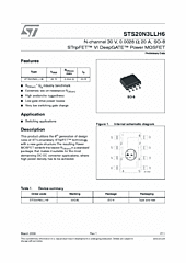 DataSheet STS20N3LLH6 pdf