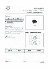 DataSheet STS4DNF60 pdf