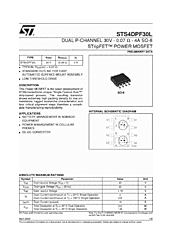 DataSheet STS4DPF30L pdf