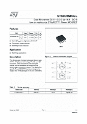 DataSheet STS9D8NH3LL pdf