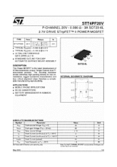 DataSheet STT4PF20V pdf