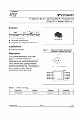 DataSheet STV270N4F3 pdf