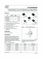DataSheet STP30NM60ND pdf