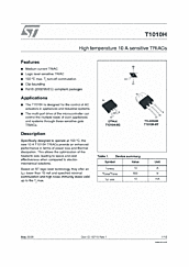 DataSheet T1010H-6T pdf