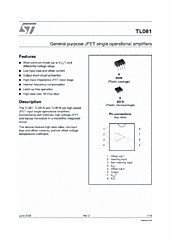 DataSheet TL081 pdf