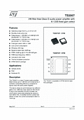 DataSheet TS2007 pdf