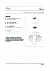 DataSheet TS514 pdf