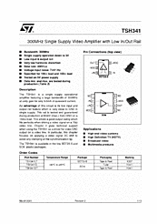 DataSheet TSH341 pdf