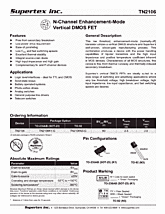 DataSheet TN2106N3-G pdf