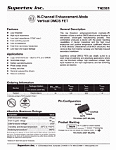DataSheet TN2501 pdf