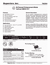 DataSheet TN2504 pdf