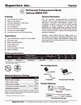 DataSheet TN2540N3-G pdf