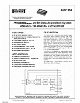 DataSheet ADS1250 pdf