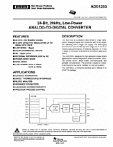 DataSheet ADS1253 pdf