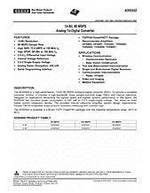 DataSheet ADS5542 pdf