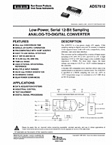 DataSheet ADS7812 pdf