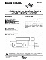 DataSheet ADS7817 pdf