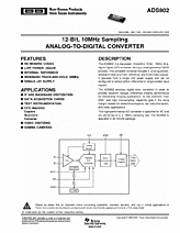 DataSheet ADS802 pdf