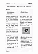 DataSheet CC2420 pdf