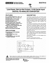 DataSheet DAC7512 pdf