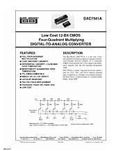 DataSheet DAC7541A pdf