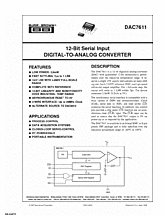 DataSheet DAC7611 pdf
