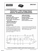 DataSheet DAC7631 pdf