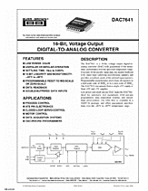 DataSheet DAC7641B pdf