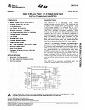 DataSheet DAC7718 pdf