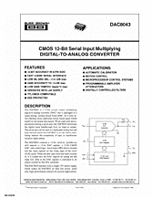 DataSheet DAC8043 pdf