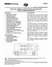 DataSheet DAC8552 pdf