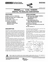 DataSheet DAC902 pdf