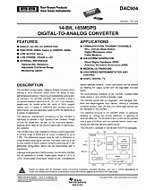 DataSheet DAC904 pdf