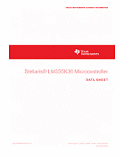 DataSheet LM3S5K36 pdf