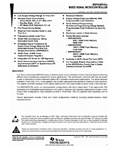 DataSheet MSP430FE427 pdf