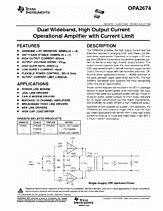 DataSheet OPA2674 pdf