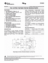 DataSheet OPA2832 pdf