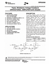 DataSheet OPA3690 pdf