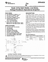 DataSheet OPA4820 pdf
